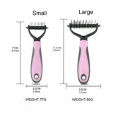 Pet Deshedding and Detangling Brush