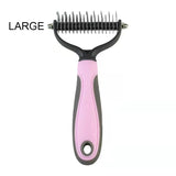 Pet Deshedding and Detangling Brush