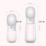 350/550ML Portable Pet Water Bottle Dispenser