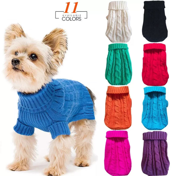Dog Winter Knitted Pet Sweater