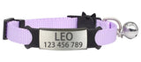 Solid Personalized Kitty Kat Collar
