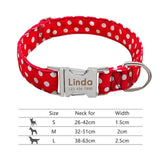 Personalized Nameplate Nylon Dog Collar