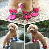 4PC Soft-Soled Puppy Shoes